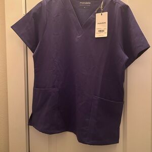 Mandala NWT Very Peri Scrub Top